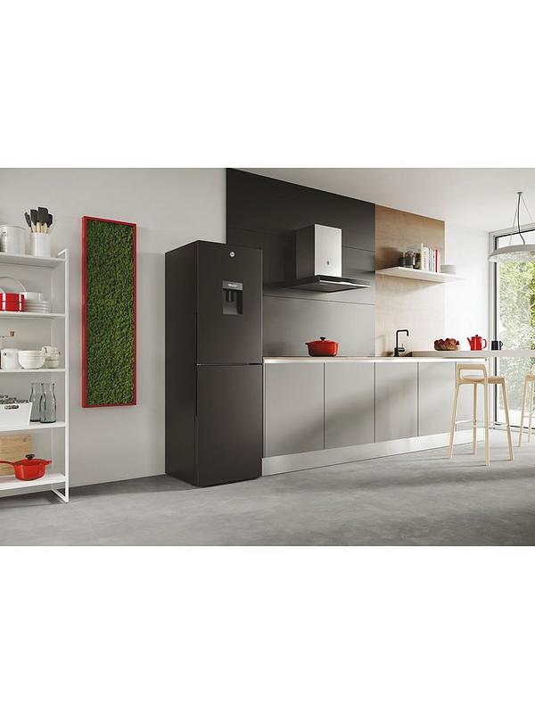 Hoover H-FRIDGE 300 HOCT3L517EWBK-1 55cm Wide, Low Frost Fridge Freezer with non-plumbed Water Dispenser - Black - Image 6
